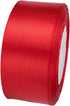 ATRBB 25 Yards Satin Ribbon 1-1/2 Inch Wide, Perfect for Wedding, Handmade Bows, Gift Wrapping (Red)