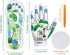 Reflexology Socks and Gloves - 4 Pcs Acupressure Tools, Tutorial Gloves with Massage Sandal, Pain Relief Socks (2 Rods)