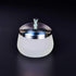 mollensiuer Matte Crystal Glass Nail with Lid, Dapping Dish for Acrylic Liquid Powder