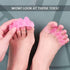 Sosede 4 Pcs Toe Separator,Bunion Corrector for Women Men Toe Spacers to Correct Bunions Yoga Toes Straightener