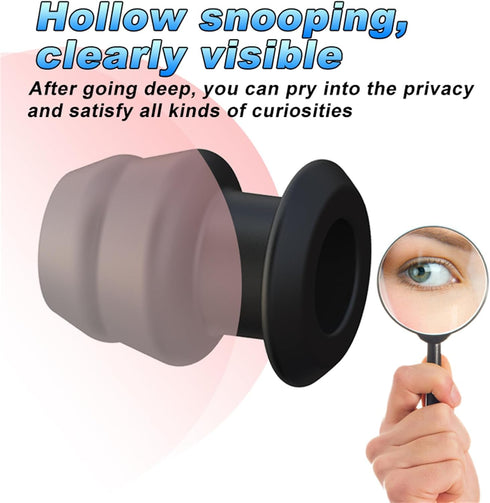 Large Hollow Silicone Butt Plug - Versatile Anal Dilator for Couples