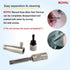 ROYAL Premium Nose Hair Trimmer for Men - Silver Bullet, Manual, Battery-Free, Stainless, Waterproof, Painless ET-3