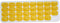 31 Day Monthly Pill Pod Organizer - Easy Medication Management for Daily Vitamins, Ready for Travel, Yellow