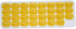 31 Day Monthly Pill Pod Organizer - Easy Medication Management for Daily Vitamins, Ready for Travel, Yellow