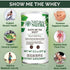 Natural Nutra Grass Fed Vanilla Show Me The Whey Protein Source Powder, Gluten Free, Sugar-Free, Non-GMO, 13.3oz