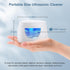 Ultrasonic Retainer Cleaner, Portable Sonic Cleaning Appliance for Dentures, Jewelry Cleaning Machine for Home Travel