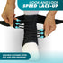 Med Spec ASO Speed Lacer Ankle Brace for Sprained Ankle and Peroneal Tendonitis, Orthopedic Ankle Support for Men
