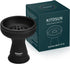 Silicone Hookah Bowl, Kitosun Silicone Phunnel Bowl with 7 Holes, Black Color Replacement for Clay & Ceramic