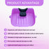 Nolasalon Portable Shampoo Basin for Kids, Baby, Children,Tear Free Hair Washing Basin Tray at Home (Purple)