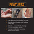 Woody's 5 Fl Oz Restoring Hand Cream for Men, Moisturizing & Soothing Rapid Relief for Rough, Dry Hands