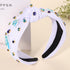 Kentucky Derby Headband for Women, Crystal Jeweled Horseshoe Knotted Headband for Race Day Gifts