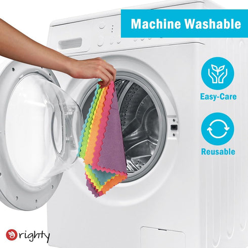 Orighty Microfiber Cleaning Cloths, Pack of 24, Highly Absorbent, Lint Free, 12x12 inch for House, Kitchen, Car