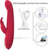 Wecye 8 Red Rabbit Vibrator Silicone Thrusting Dildo Vibrators Adult Sex Toys Handheld Electric Rechargeable
