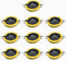 EEMB Tabbed CR2025 Batteries 10 Pack 3V 2025 Gameboy Cartridge Battery Solder Tabs