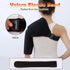 Heated Shoulder Brace with Massager, Portable Electric Heating Pad for Shoulder Pain and Muscle Massage