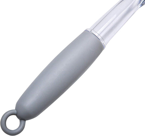 10'' Shower Squeegee for Bathroom Glass Doors and Mirrors, Clear Plastic Water Wiper for Car Windshield Cleaning