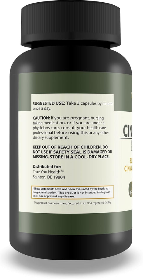 Cinnamon Ritual - Best Cinnamon Supplement for Blood Support - Capsules for Sugar Health & Blood Health