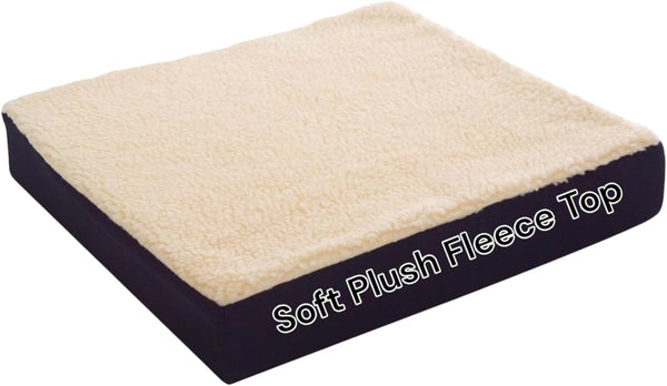 Essential Medical Supply Fleece Covered Mobility and Comfort Seat Cushion - Comfortable