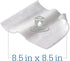 Comfort Shield Barrier Cream Cloths - Incontinence Skin Care Wipes - 3 cloths/pk #7503 (1 Package, 3 Wipes)