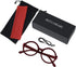 OCCI CHIARI Stylish Reading Glasses for Women - Reader 0 100 150 200 250 (Red, 2.0)