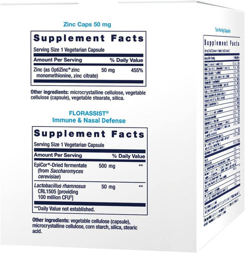 Life Extension Immune Packs - Vitamin C & D, Zinc, Probiotic - 30 Packs