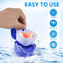 3 Pack Denture Bath Case Cup Holder Storage with Strainer Basket for Travel Cleaning (White, Blue, Light Blue)