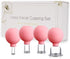 okmaba 4PCS Glass Facial Cupping Set, Anti Aging Face Cupping Cups for Face