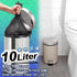 AOSULI Small Bathroom Trash Bags, 3 Gallon/10 Liter, 100 Counts, Black Garbage Bags for Office