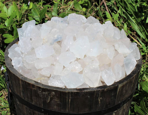IDUTQUMW 1/4 lb 4 oz) Bulk Lot of Natural Rough Girasol Opal Crystals (Raw Rock Quartz