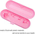 Nincha Portable Plastic Electric Toothbrush Travel Case for Oral-B Pro Series Replacement