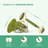 PLANTIFIQUE Jade Roller & Gua Sha Set, Real Jade Facial Tools for Skin Care Routine
