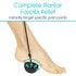 Set Vive Plantar Fasciitis Relief Lacrosse Ball Massage Roller for Feet - Deep Tissue Trigger Point Massager for Arch