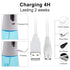USB Charging Cable for Nicwell, Fairywill, Aquasonic, and More, Replacement Parts (White)
