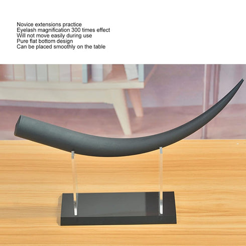 HURRISE Large Eyelash Display, Eyelash Model Display Training Tools with Acrylic Stand for Teaching False Eyelashes