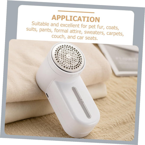 Trimmer DOITOOL Rechargeable Sweater Pilling Lint Remover Electric Fabric Shaver with White Body for Clothes