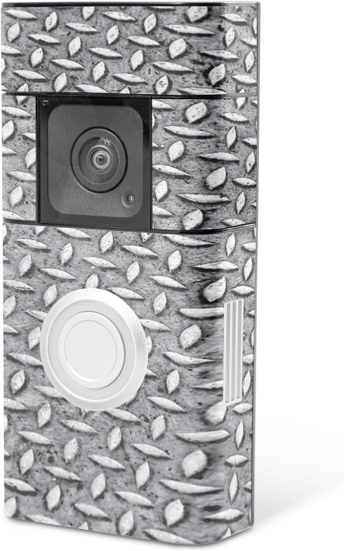 MightySkins Skin Compatible with Ring Video Doorbell Plus, Protective Vinyl Decal Wrap Cover, Easy to Apply and Remove