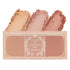 I'M MEME Blusher Palette - Afternoon Tea Warm Flavor with Soft Pink, Peach, Lavender, 3 Shades, Matte Powder