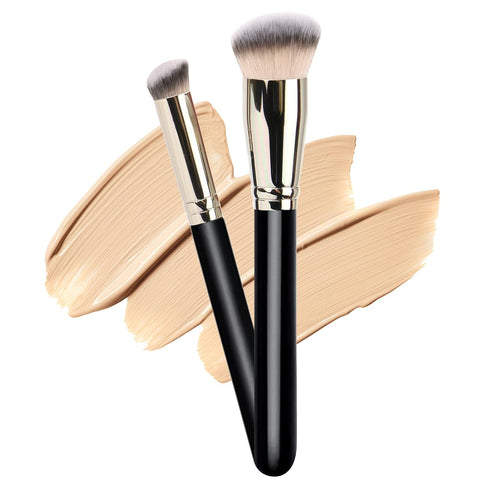 Makeup Brushes DPOLLA Pro Foundation & Flawless Concealer Brush, Premium Luxe Hair for Blending Liquid & Mineral Makeup
