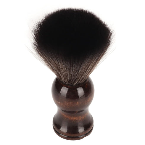 Portable Men Shave Brush, Soft Nylon Shaving Brush with Wood Handle for Shaving