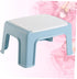 BESPORTBLE Plastic Stool Lightweight Footstool for Small Portable Footrest Sky-Blue Shock-Resistant Load-Bearing
