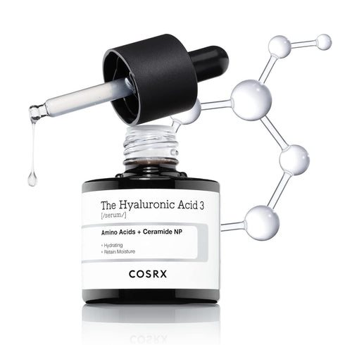 COSRX Pure Sodium Hyaluronic Acid 3% Serum, Hydration Boosting Facial Serum for Fine Lines (0.67fl.oz)