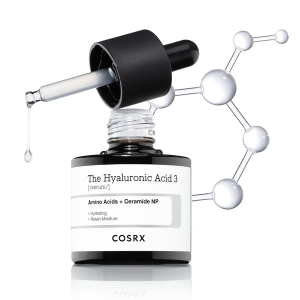 COSRX Pure Sodium Hyaluronic Acid 3% Serum, Hydration Boosting Facial Serum for Fine Lines (0.67fl.oz)