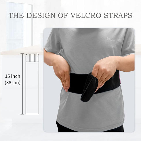 Heating Pad Wrap for Lower Back Pain Relief, 3 Heat Settings, Auto-Off, Machine Washable, Moist Dry Heat Options - W01