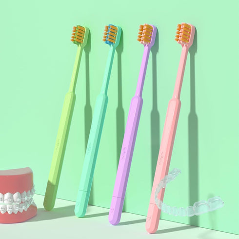 Y-Kelin 2IN1 Orthodontic Braces Toothbrush with Interdental Brush