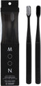 MOON Soft Bristle Toothbrush 2-Pack - Extra Soft Toothbrushes for Adults, Gentle Deep Cleaning, 720 Tapered Bristles