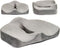 Tektrum Orthopedic Memory Foam Seat Cushion for Back Pain, Sciatica, Coccyx, Tailbone,