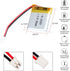 3.7V 350mAh Battery 672329 Lithium Polymer Ion Rechargeable Li-ion Li-Po Battery with 2P PH 2.0mm Pitch Connector