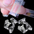VNC 20 Pcs Nail Tips Clip for Quick Building Polygel nail forms Mix Colors Nail clips for polygel Finger Nail Extension UV LED Builder Clamps Manicure Nail Art Tool