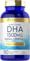 Carlyle DHA Supplement 1500mg - 180 Softgels, Omega-3 Supplement, Non-GMO, Gluten Free