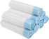 PATIKIL 2-4 Gallon Small Trash Bags, 12 Rolls, 180 Counts, Thick Kitchen Garbage Bags for Home Office Bedroom, White